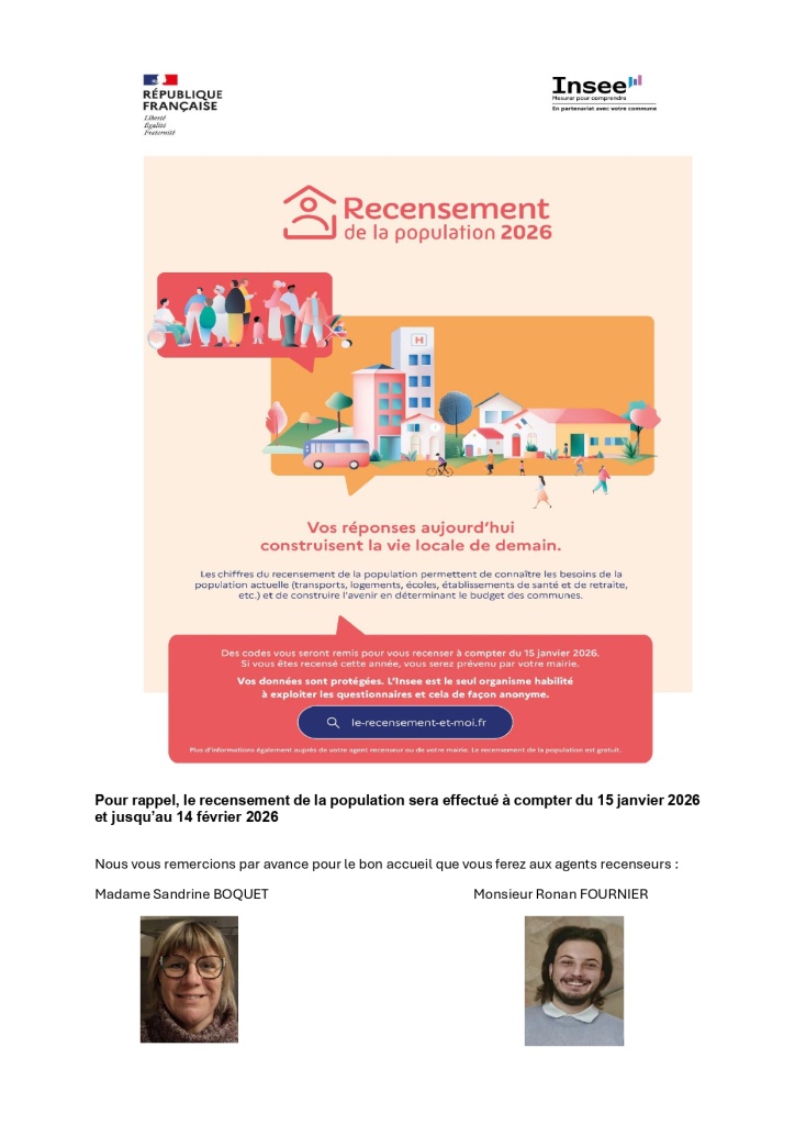 Recensement de la population