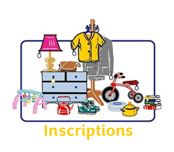 Inscriptions vide-greniers de l'école