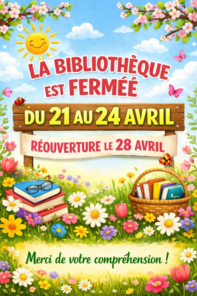 Fermeture de la bibliothèque