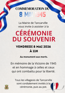 Cérémonie commémorative du 8 mai 1945
