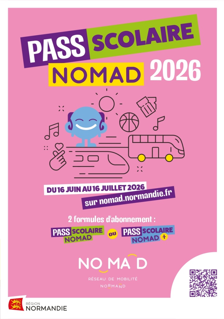 Inscriptions au transport scolaire NOMAD – rentrée 2026/2027