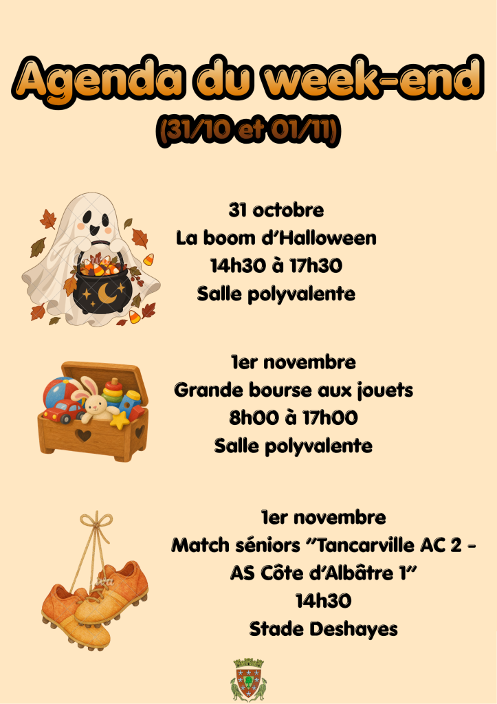 Agenda du week-end